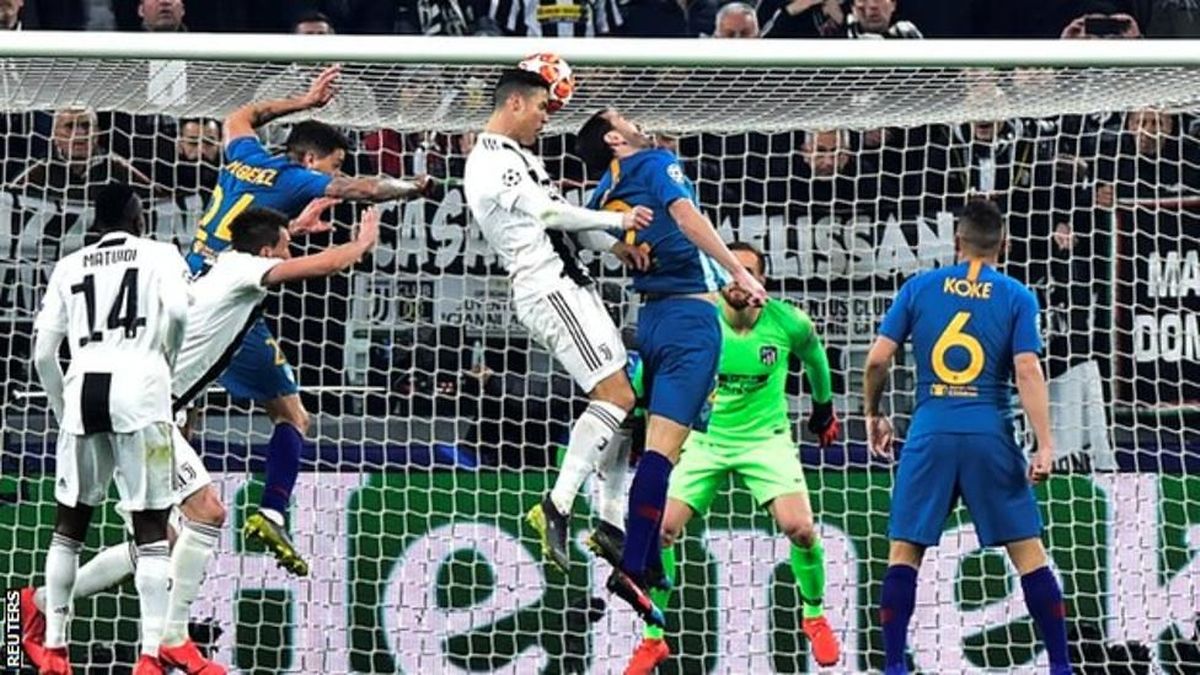 Four minutes after half-time, he levels the tie on aggregate with his second header - against a team which had not conceded in their previous five matches